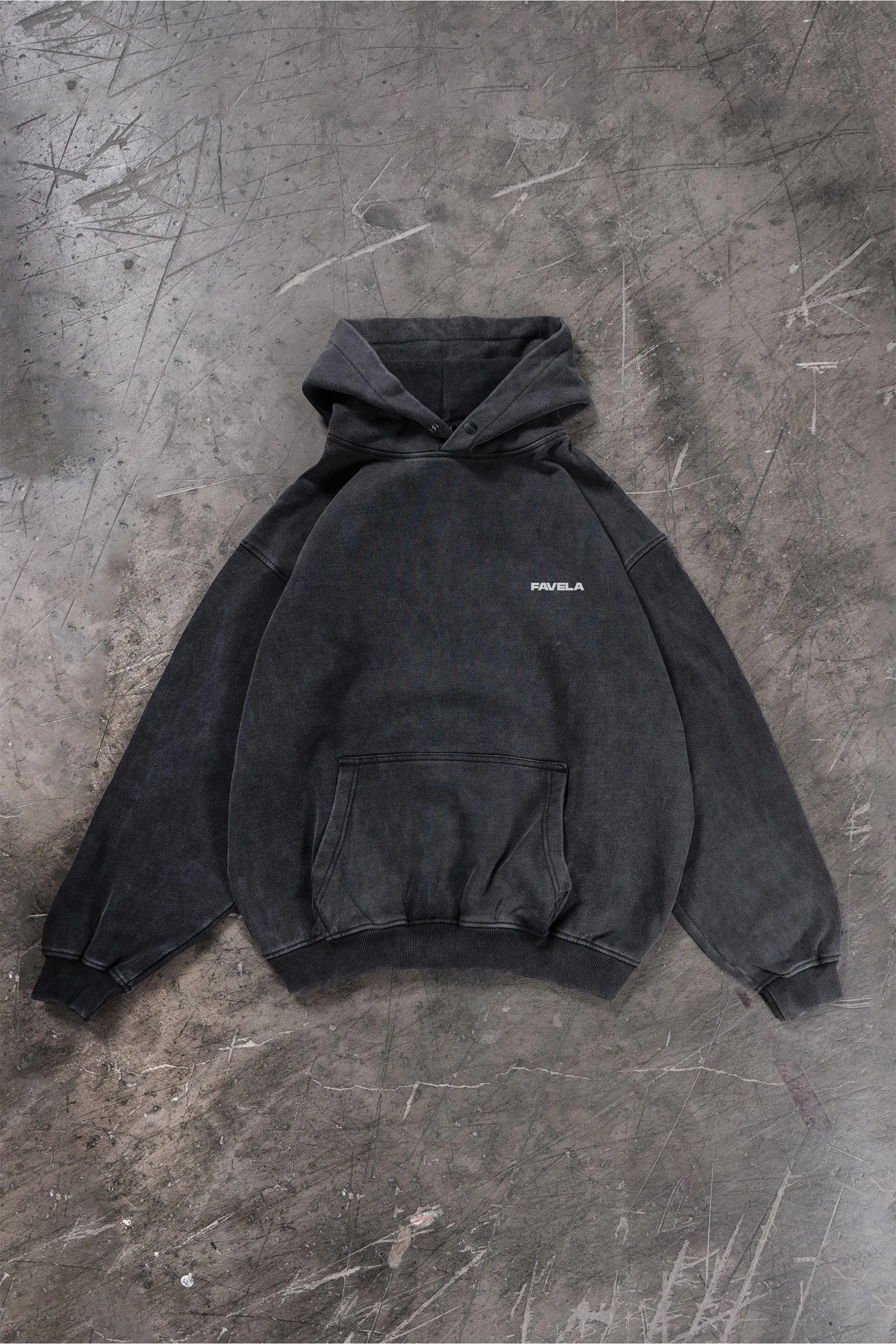 2023 BLACK WASHED HOODIE