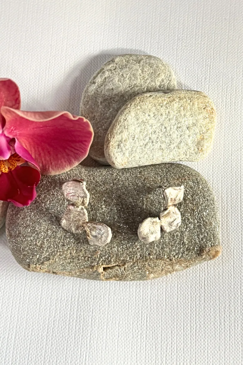 3 Stud Layer Earring