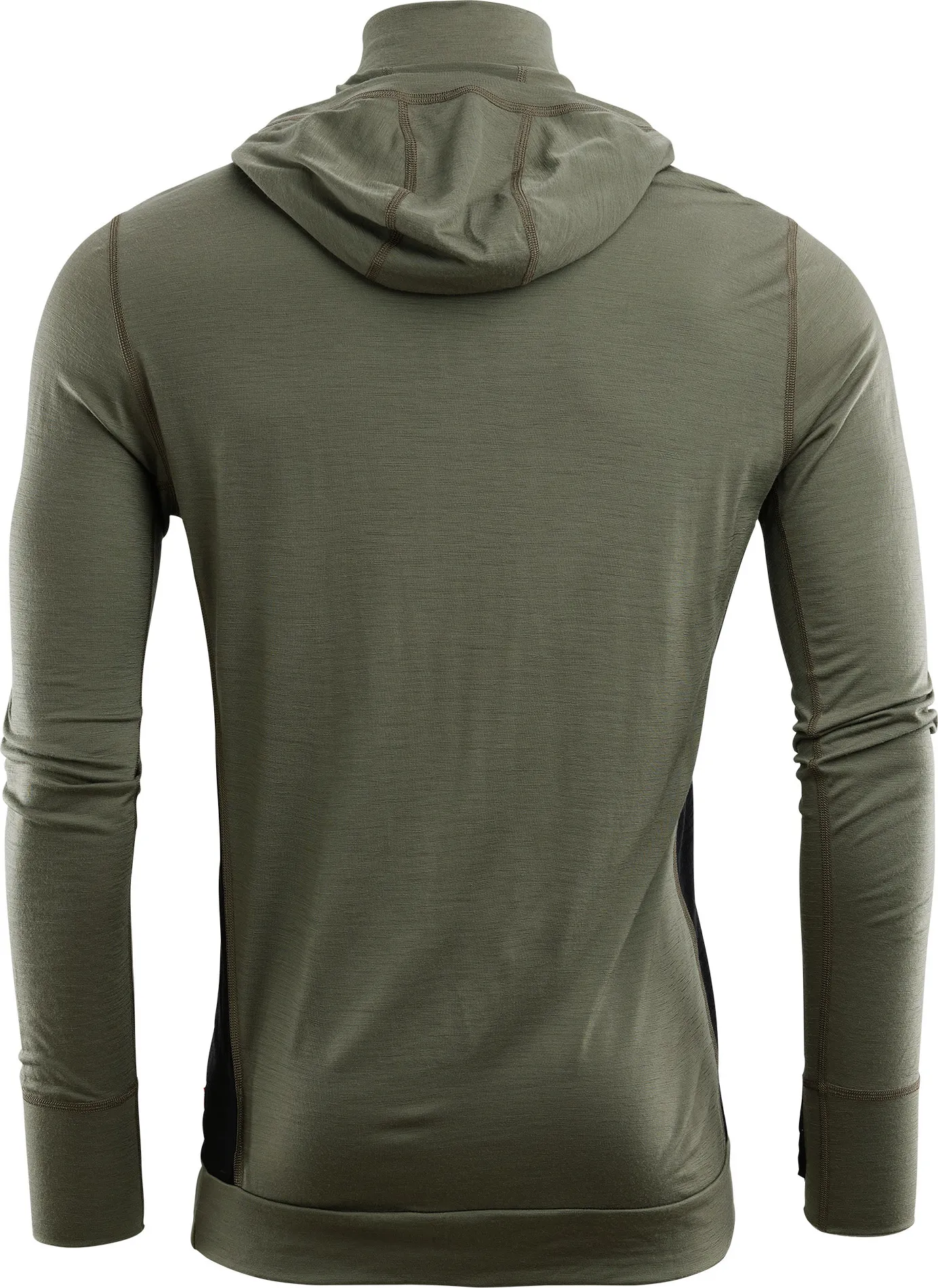 Aclima LightWool Hoodie Man Ranger Green/Jet Black | Buy Aclima LightWool Hoodie Man Ranger Green/Jet Black here | Outnorth