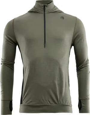 Aclima LightWool Hoodie Man Ranger Green/Jet Black | Buy Aclima LightWool Hoodie Man Ranger Green/Jet Black here | Outnorth