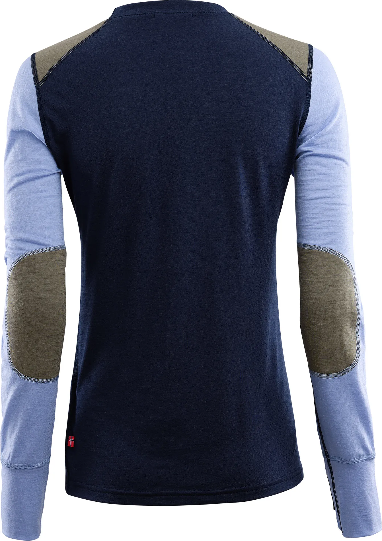 Aclima LightWool Reinforced Crew Neck Woman Navy Blazer/Purple Impr/Ranger Green | Buy Aclima LightWool Reinforced Crew Neck Woman Navy Blazer/Purple Impr/Ranger Green here | Outnorth