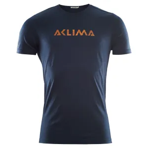 Aclima LightWool T-shirt Logo Man Navy Blazer | Buy Aclima LightWool T-shirt Logo Man Navy Blazer here | Outnorth