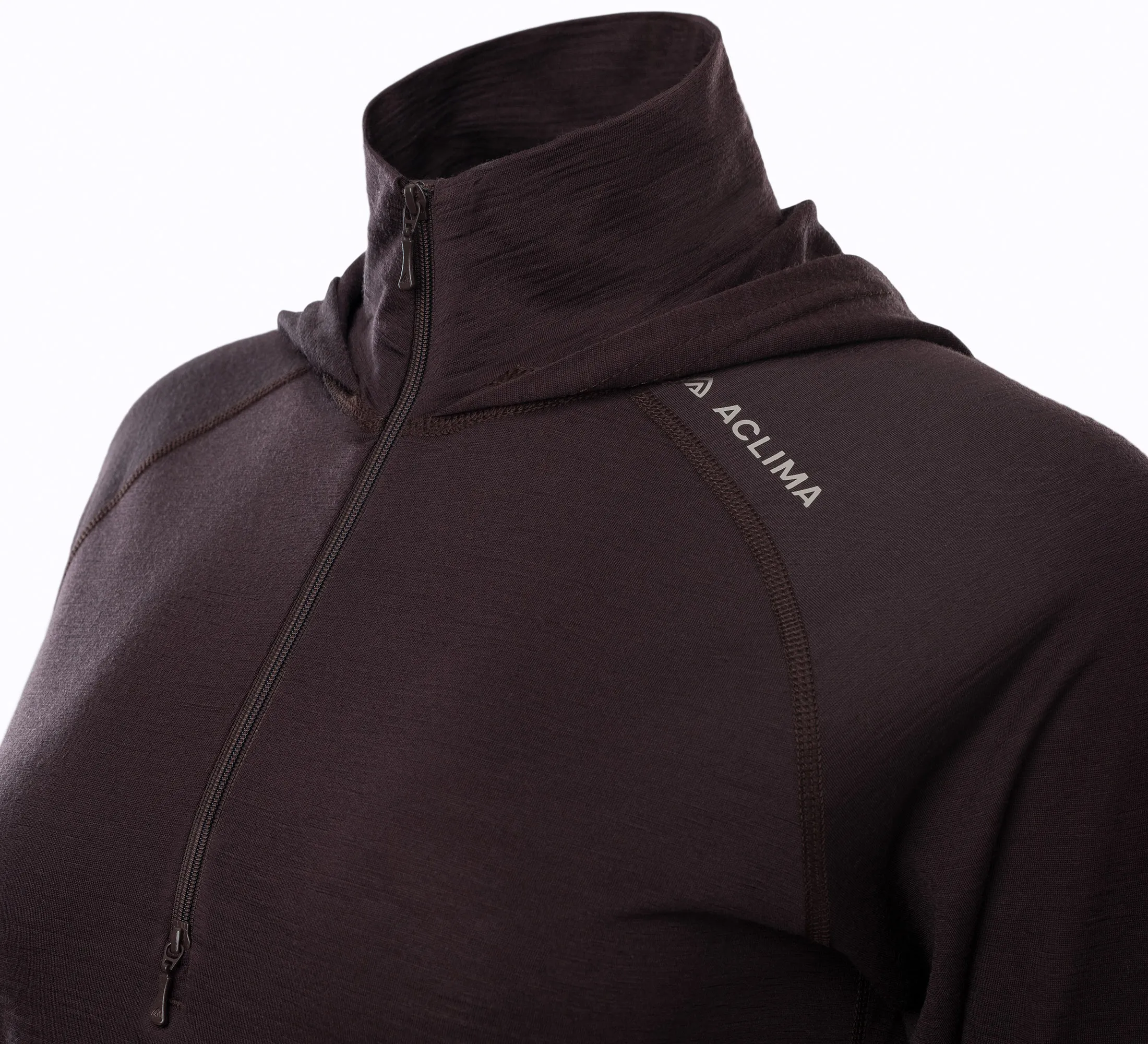 Aclima Women&#x27;s LightWool 180 Hoodie Chocolate Plum | Buy Aclima Women&#x27;s LightWool 180 Hoodie Chocolate Plum here | Outnorth