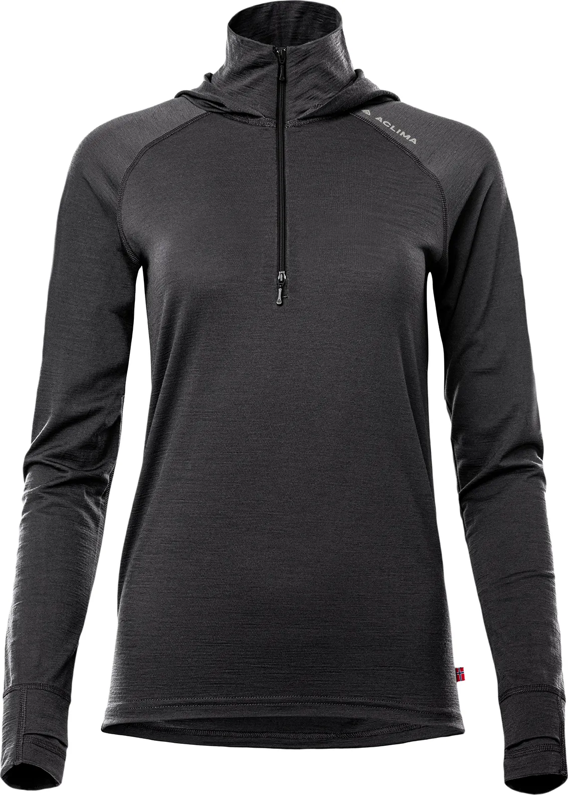 Aclima Women&#x27;s LightWool 180 Hoodie Marengo | Buy Aclima Women&#x27;s LightWool 180 Hoodie Marengo here | Outnorth