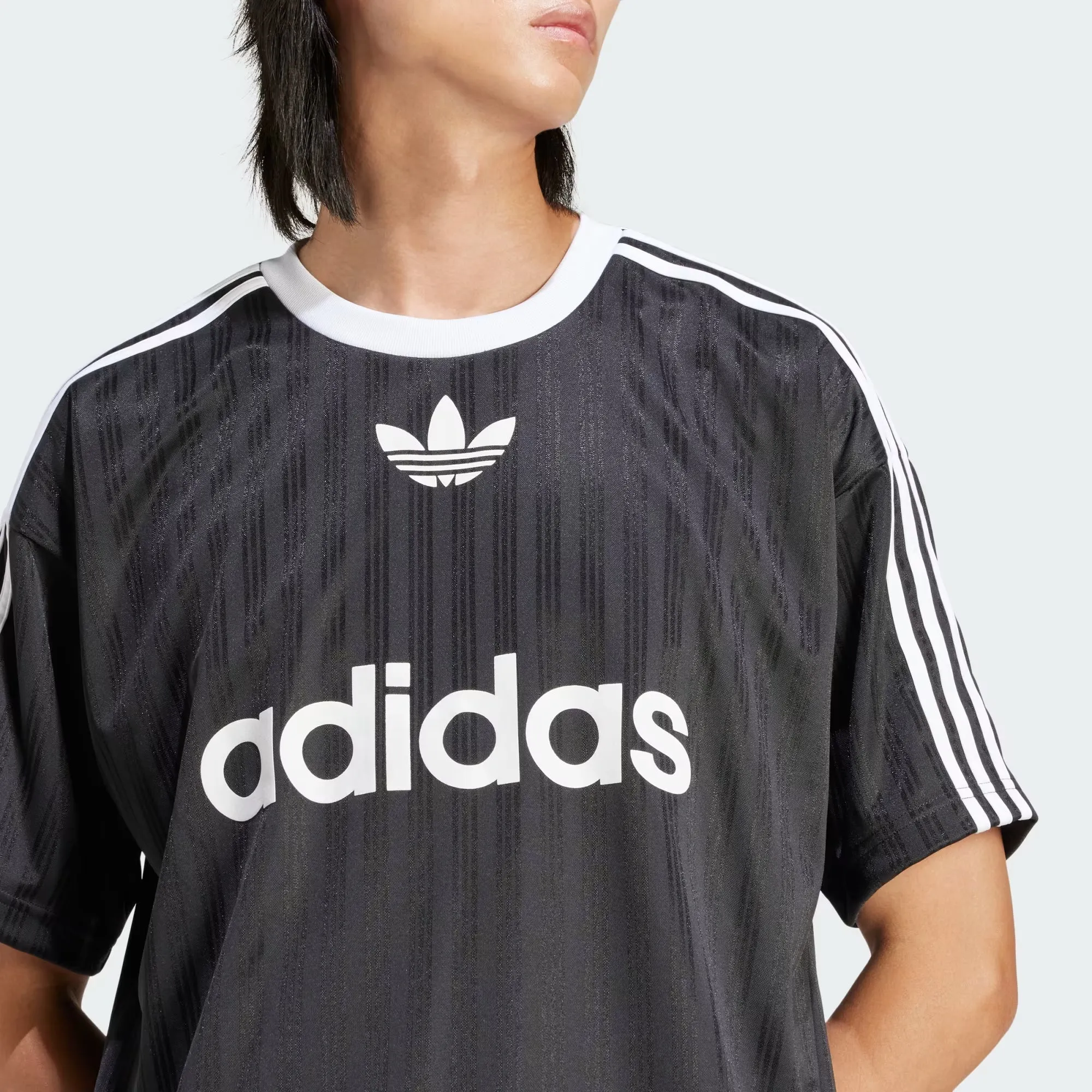 Adidas Originals | ADICOLOR TEE  { BLACK/WHITE