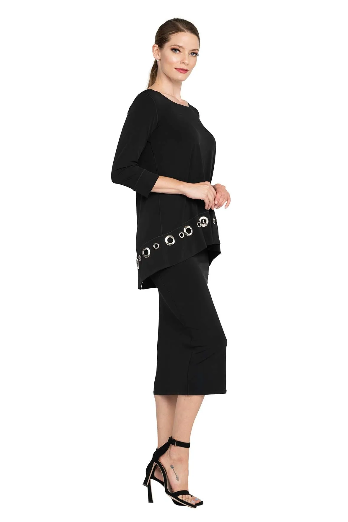 Angle BK Bottom Grommet Tunic