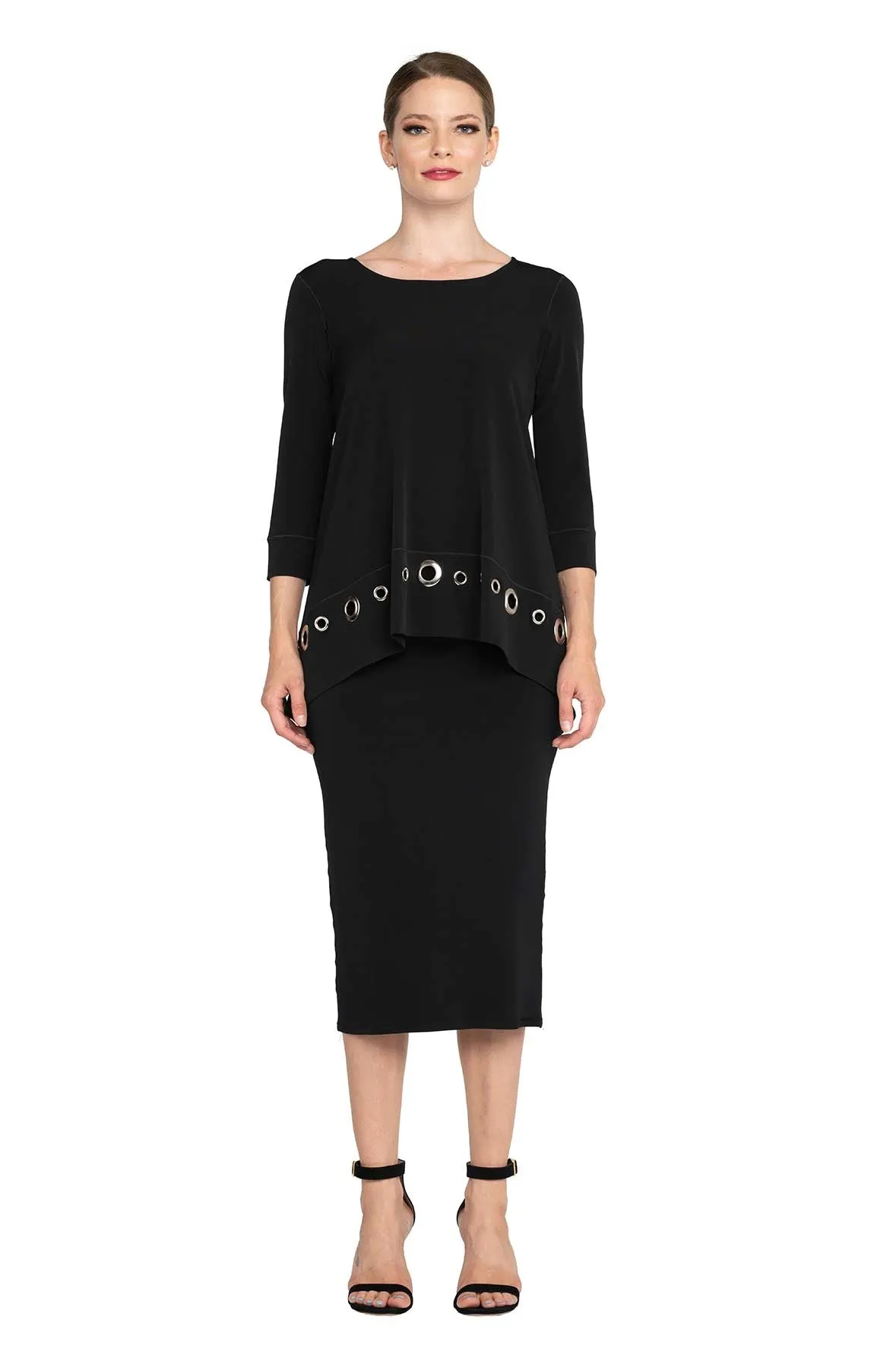 Angle BK Bottom Grommet Tunic