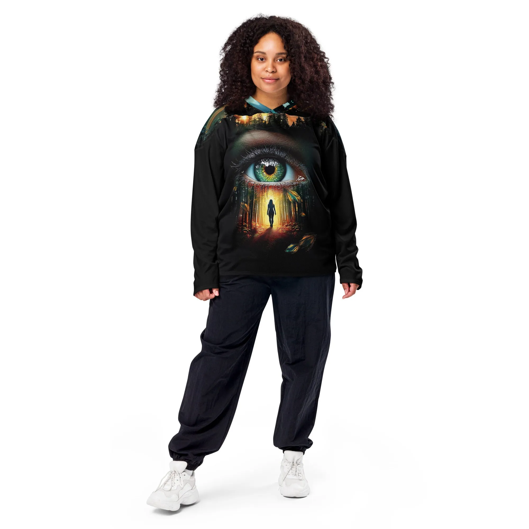 Awakened Inner Journey Recycled hockey fan jersey