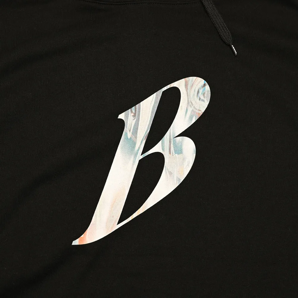 B LOGO HOODIE BLACK