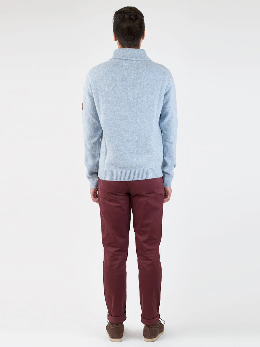 Bayfield Knitted Shawl Collar Jumper