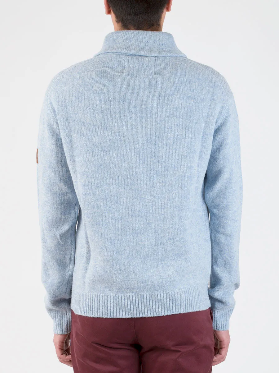Bayfield Knitted Shawl Collar Jumper