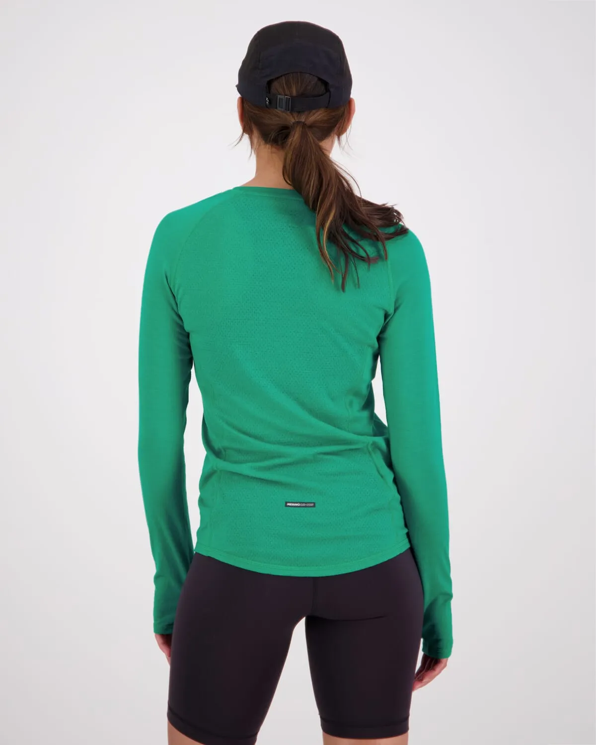 Bella Merino Long Sleeve - Pop Green