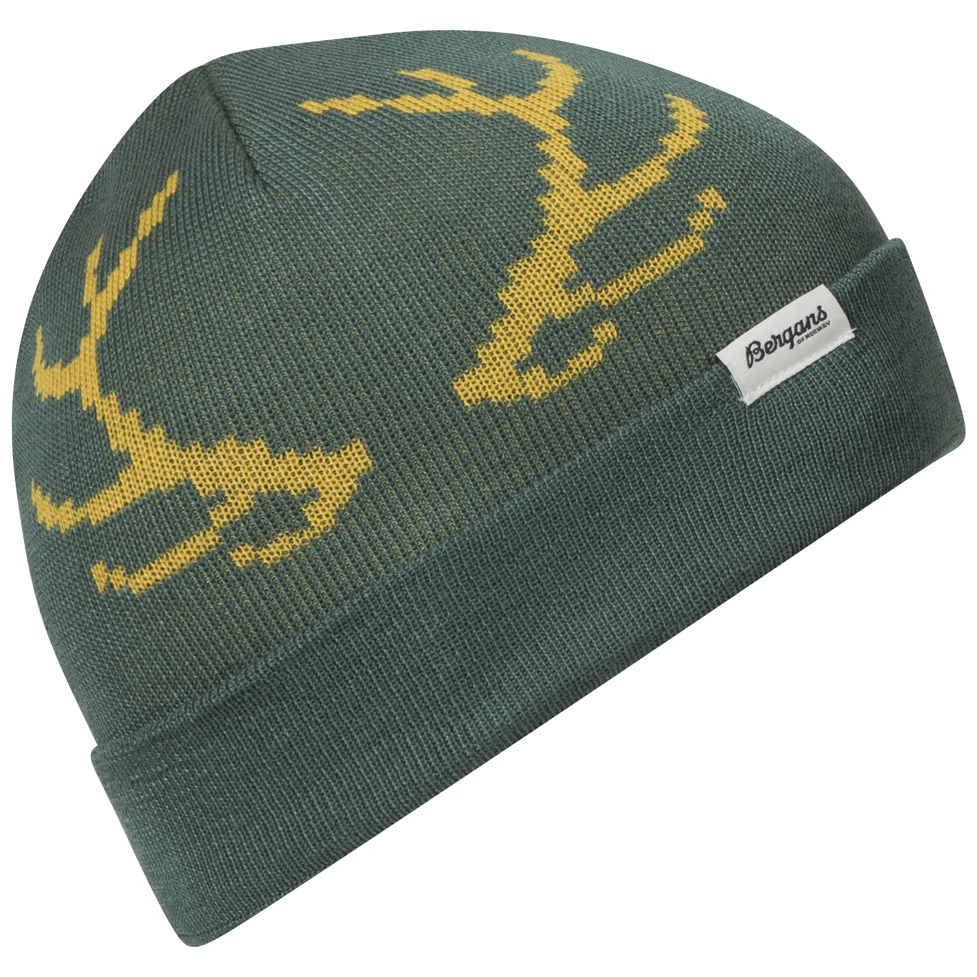 Bergans Kids&#x27; Antlers Beanie Forest Frost/Pineapple | Buy Bergans Kids&#x27; Antlers Beanie Forest Frost/Pineapple here | Outnorth