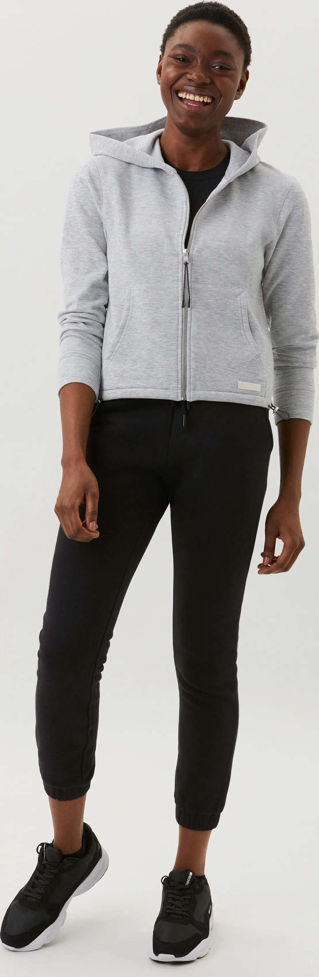 Björn Borg Women&#x27;s Sthlm Soft Hoodie Light Grey Melange | Buy Björn Borg Women&#x27;s Sthlm Soft Hoodie Light Grey Melange here | Outnorth