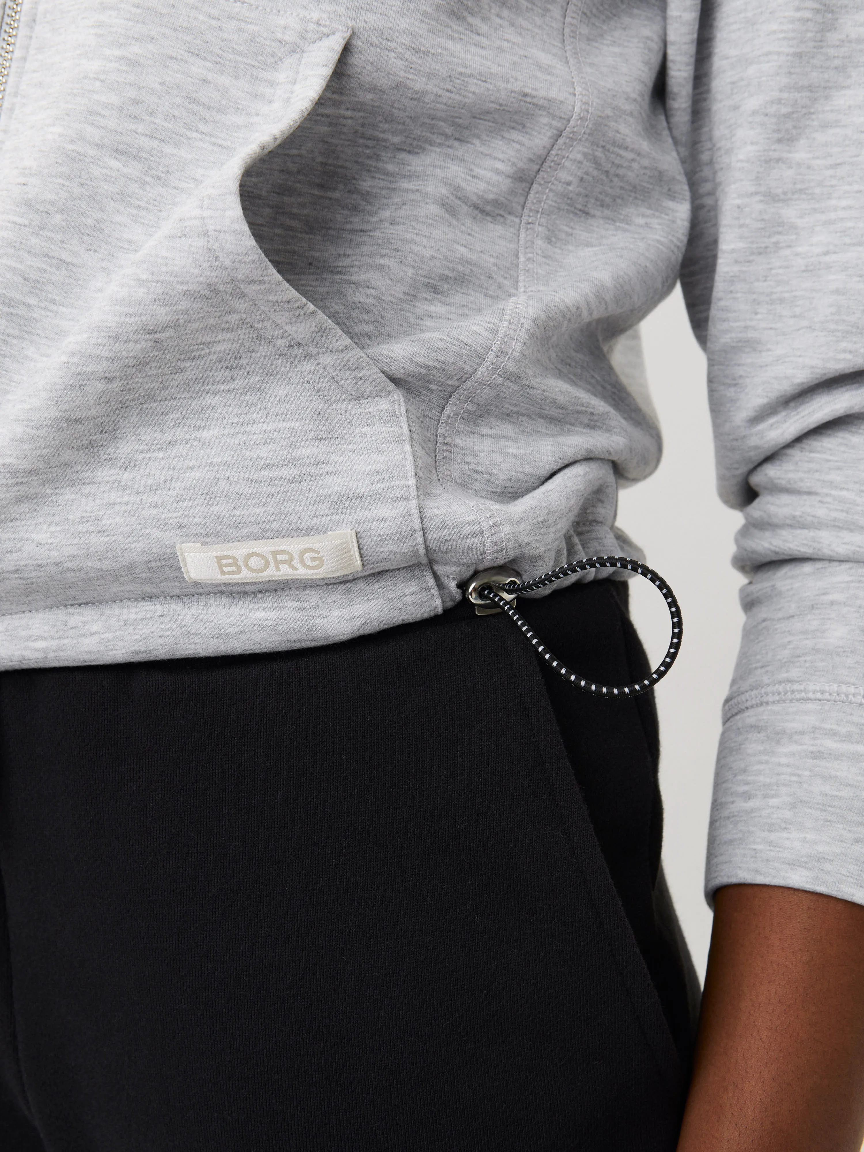 Björn Borg Women&#x27;s Sthlm Soft Hoodie Light Grey Melange | Buy Björn Borg Women&#x27;s Sthlm Soft Hoodie Light Grey Melange here | Outnorth