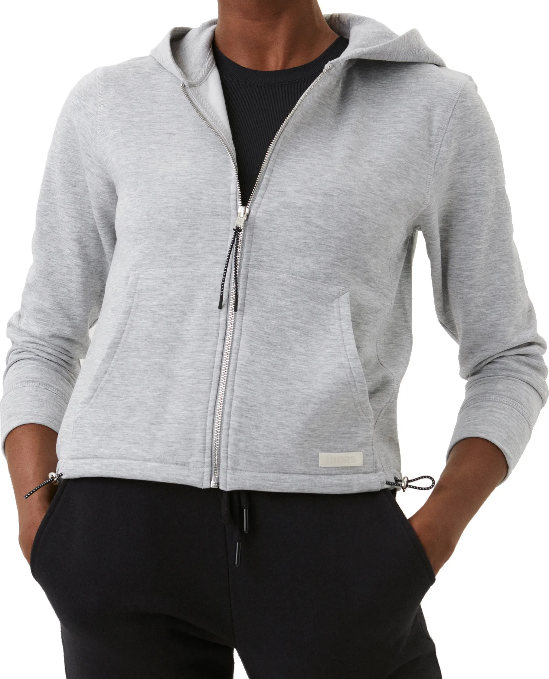 Björn Borg Women&#x27;s Sthlm Soft Hoodie Light Grey Melange | Buy Björn Borg Women&#x27;s Sthlm Soft Hoodie Light Grey Melange here | Outnorth