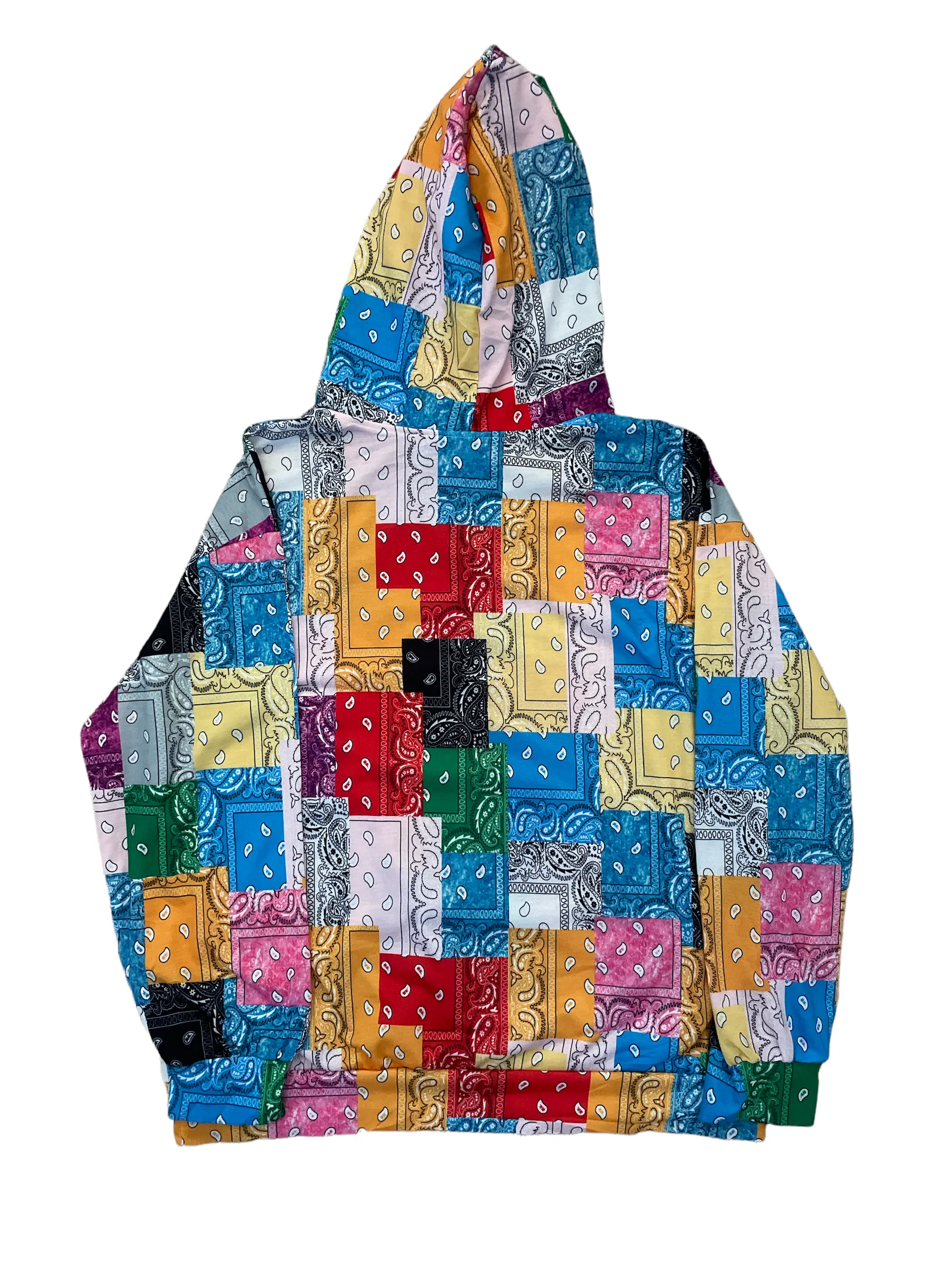 Bright Bandana Print Hoodie