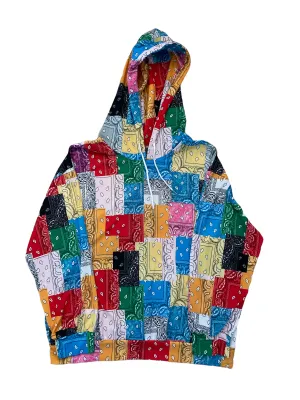 Bright Bandana Print Hoodie