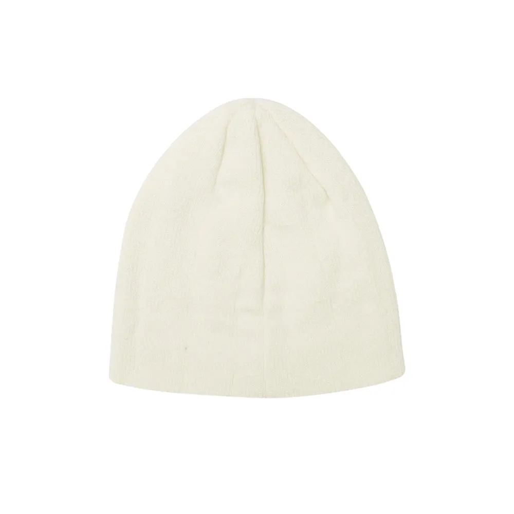 BSR LOGO BEANIE WHITE