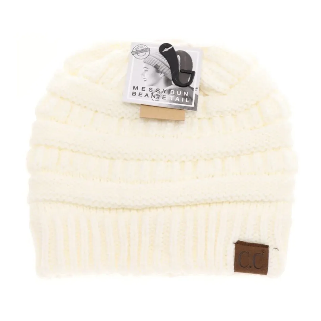 CC Beanie Fuzzy Lined Solid Classic