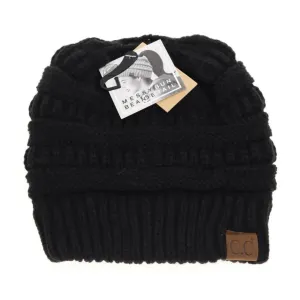 CC Beanie Fuzzy Lined Solid Classic