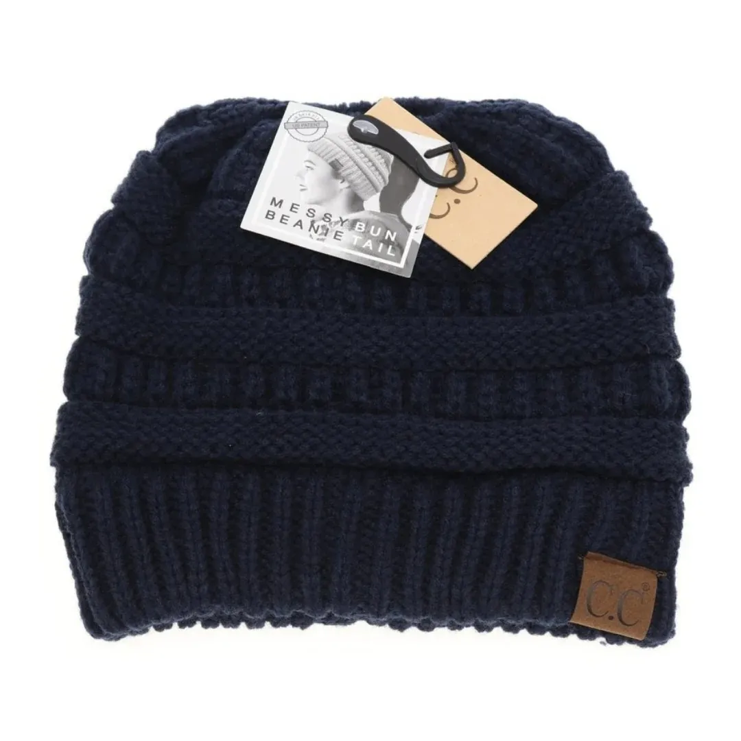 CC Beanie Fuzzy Lined Solid Classic