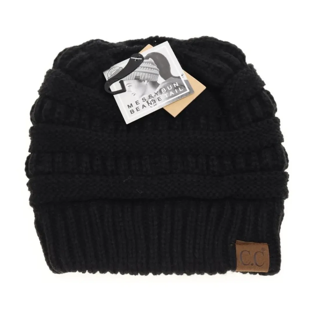 CC Beanie Fuzzy Lined Solid Classic