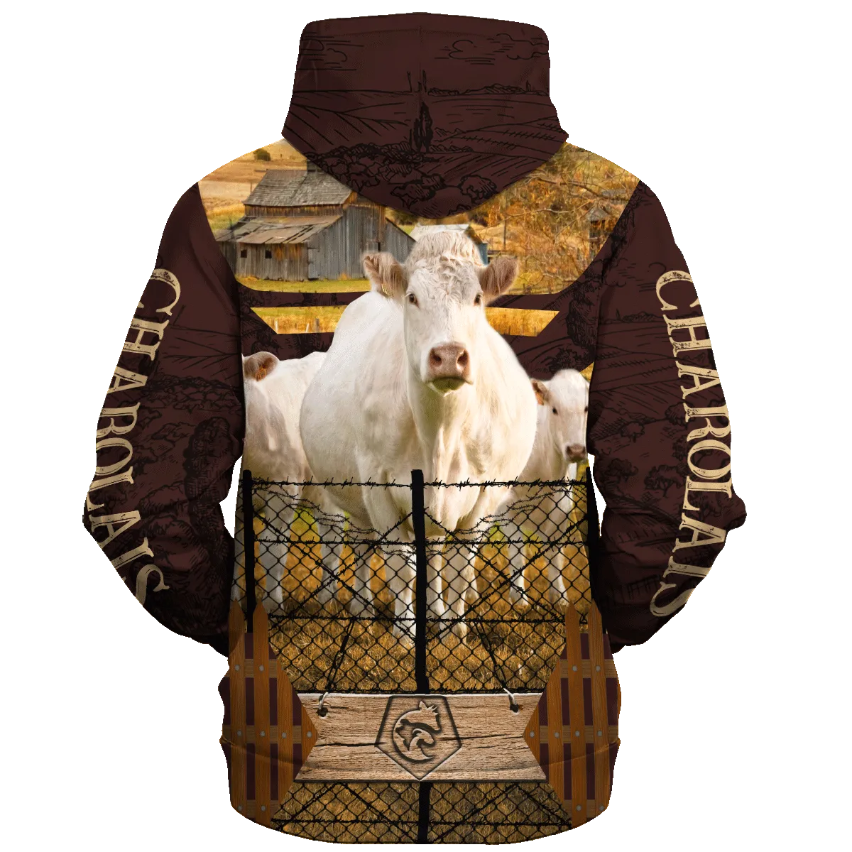 Closing Charolais Cattle Farm Hoodie, Gift For Cattle Lover