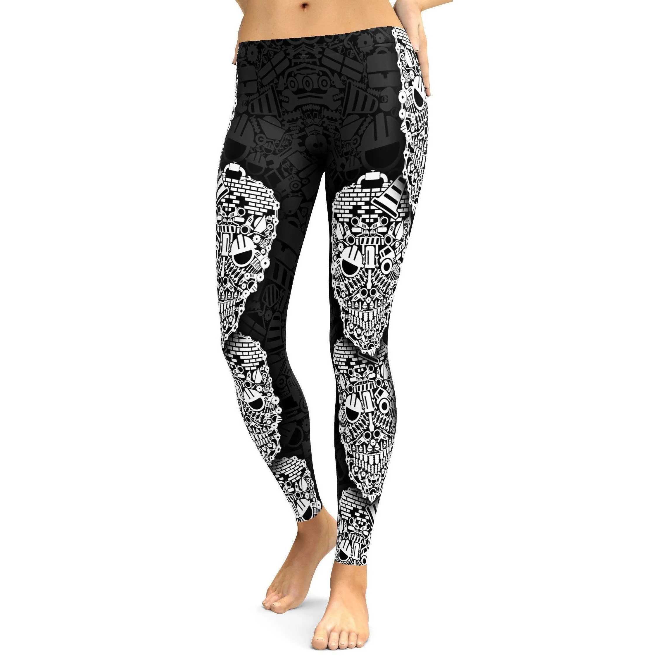 Construction Skull Leggings