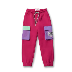 Contrast Flap Pockets Jogger