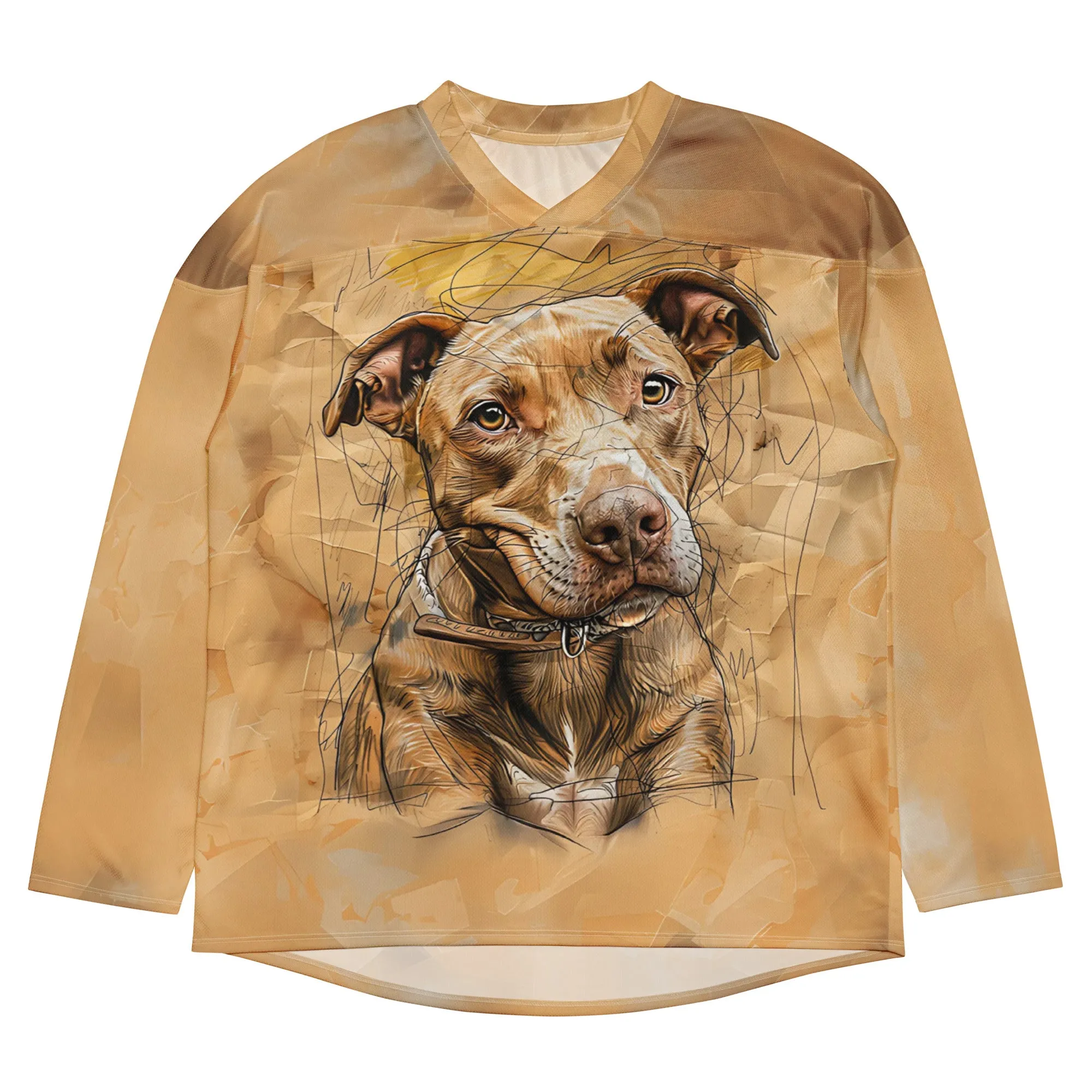 Cozy Paws Recycled hockey fan jersey