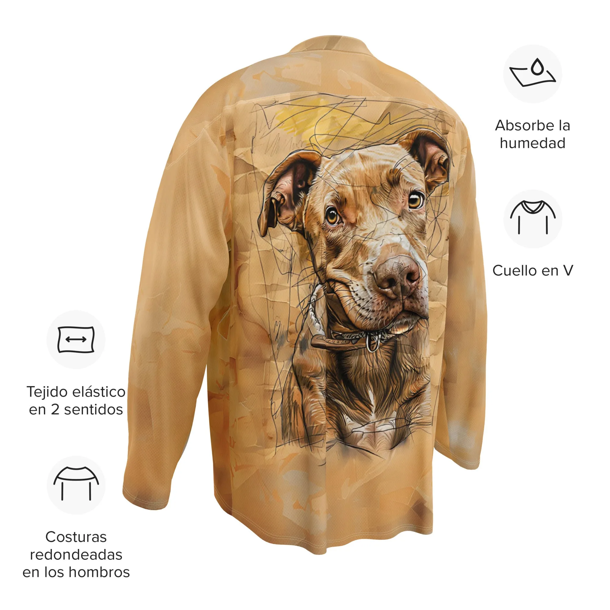 Cozy Paws Recycled hockey fan jersey