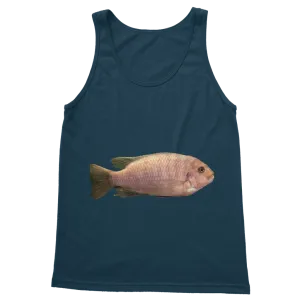Cream Peach Fish Classic Adult Vest Top