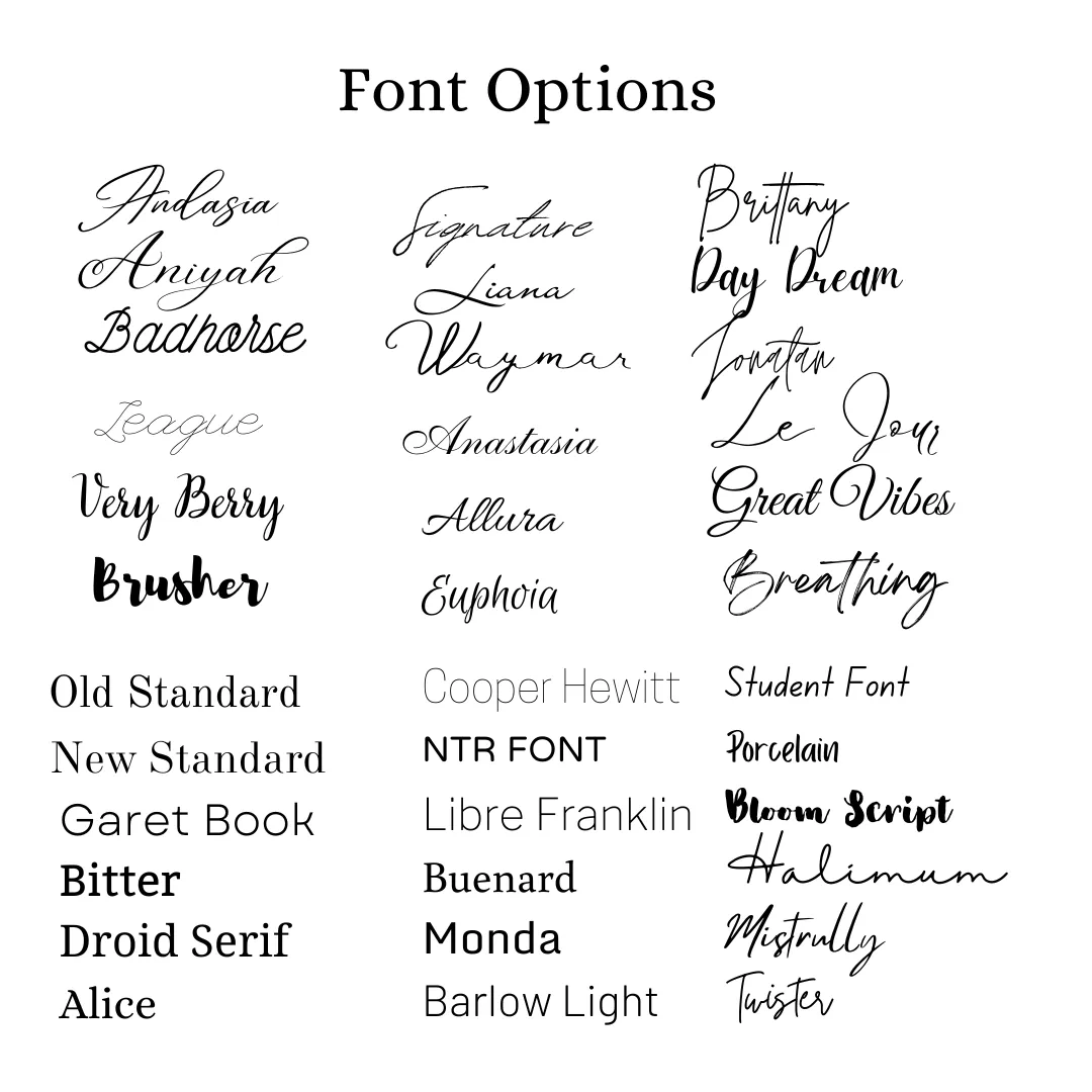 Cursive Minimalist Stamp