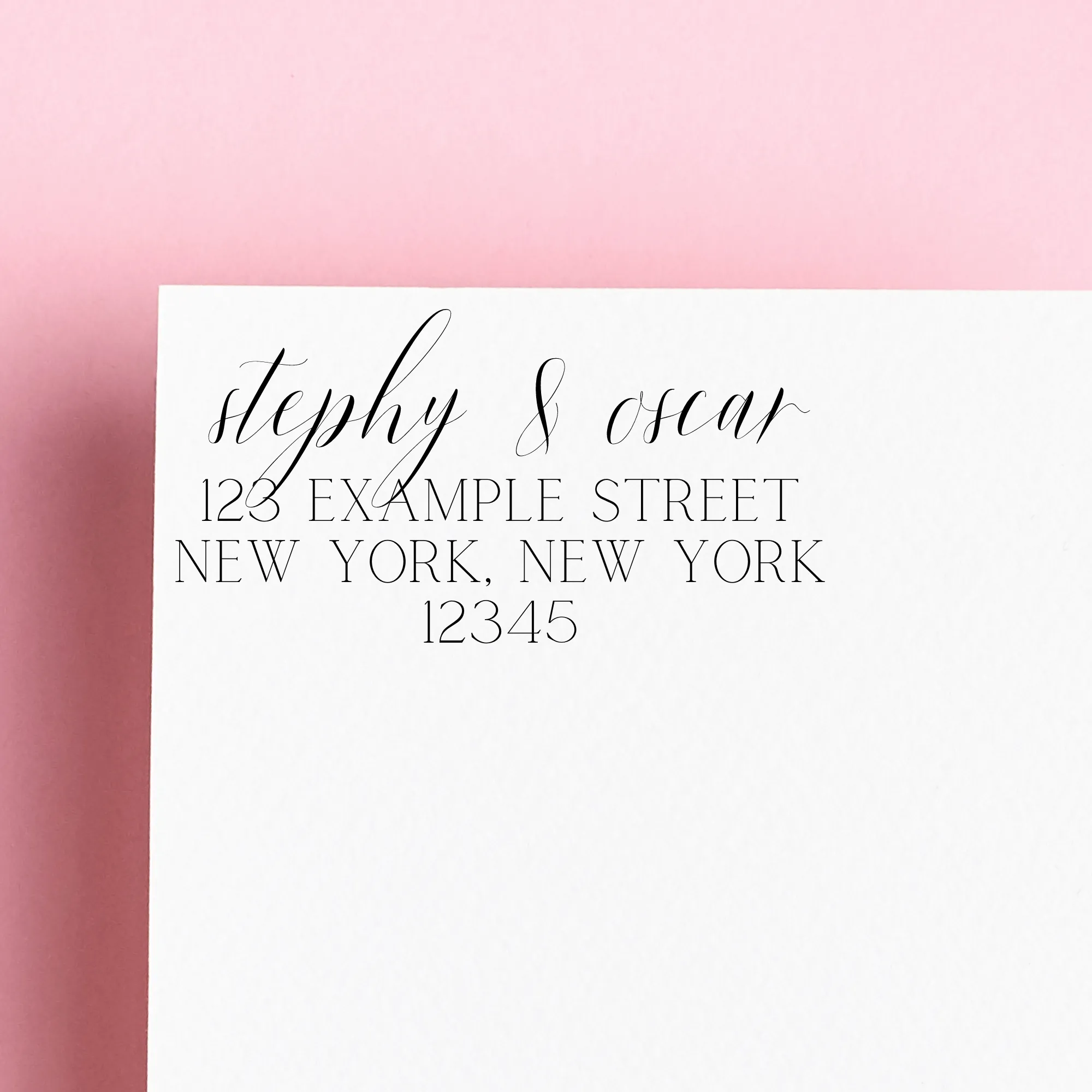 Cursive Minimalist Stamp