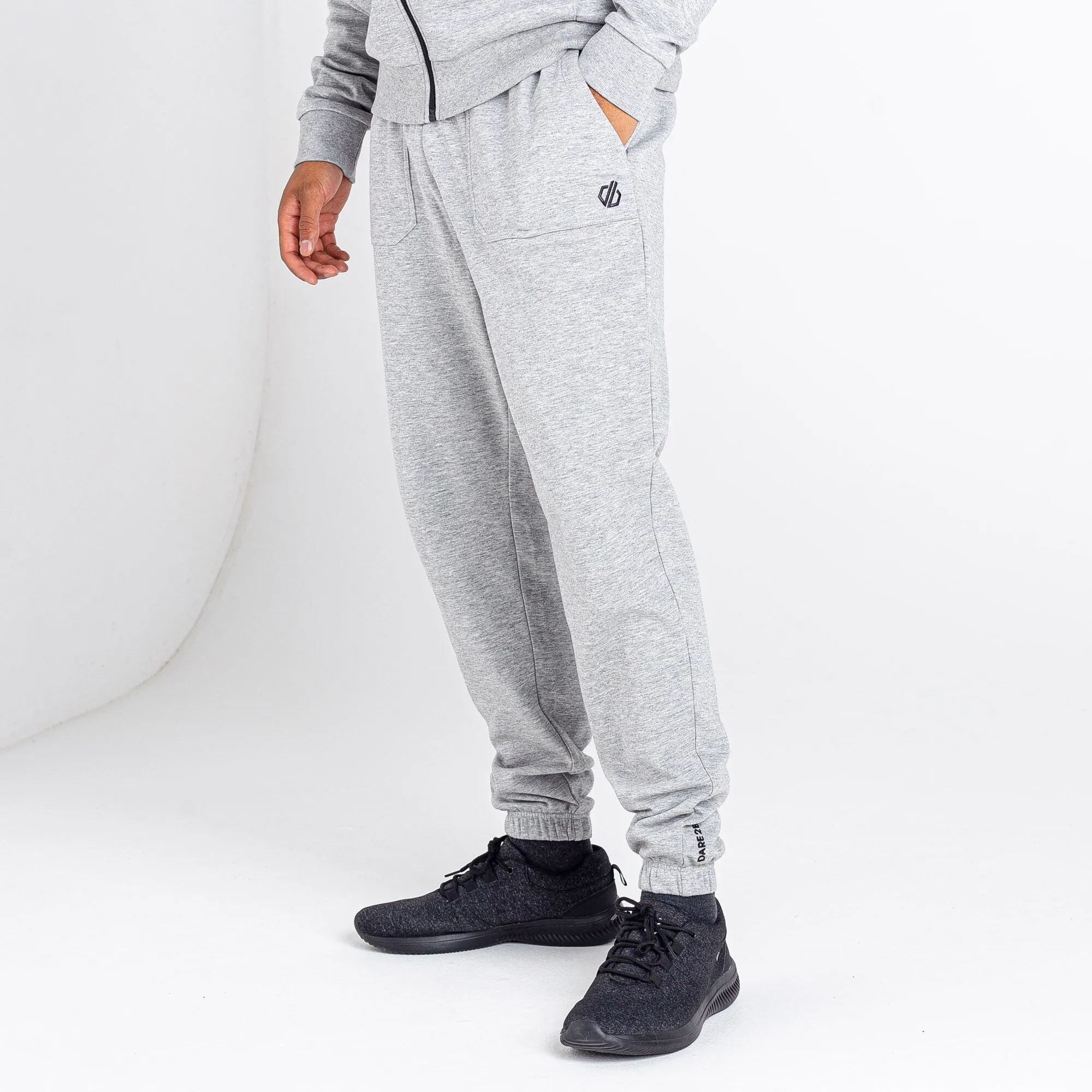 Dare2b Mens Lounge Out Joggers -ASH