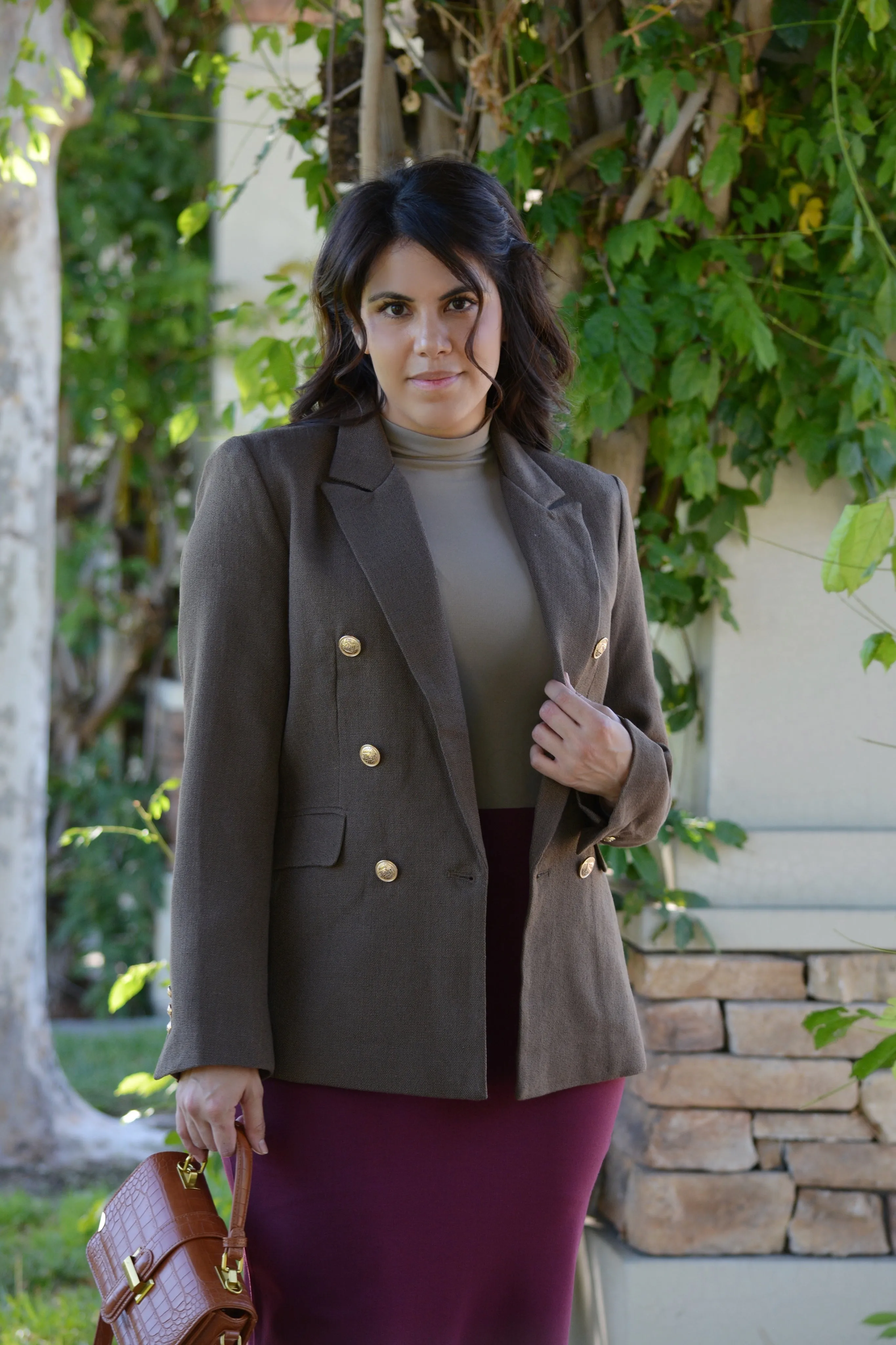 Delaney Brown Tweed Blazer