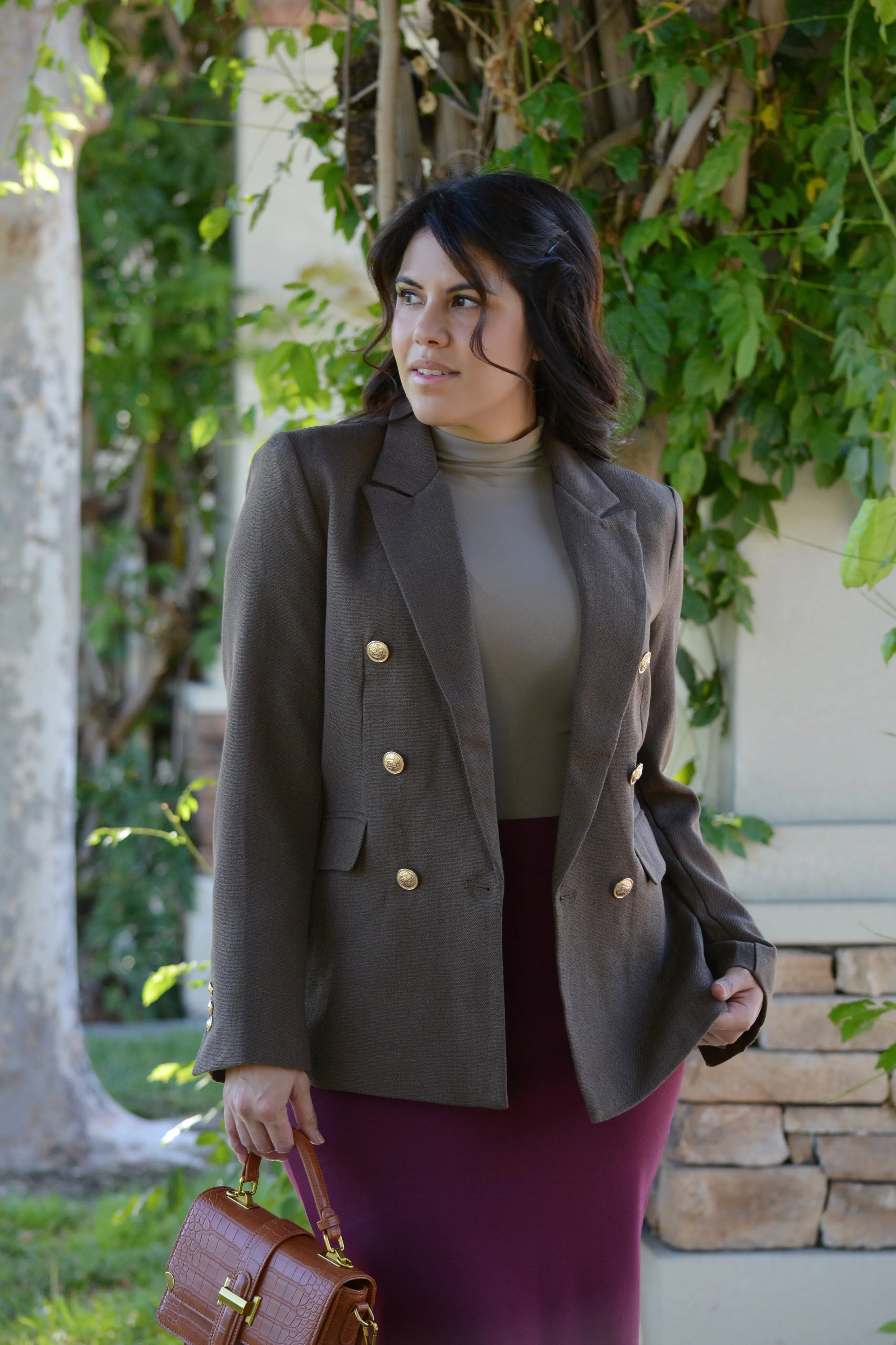 Delaney Brown Tweed Blazer