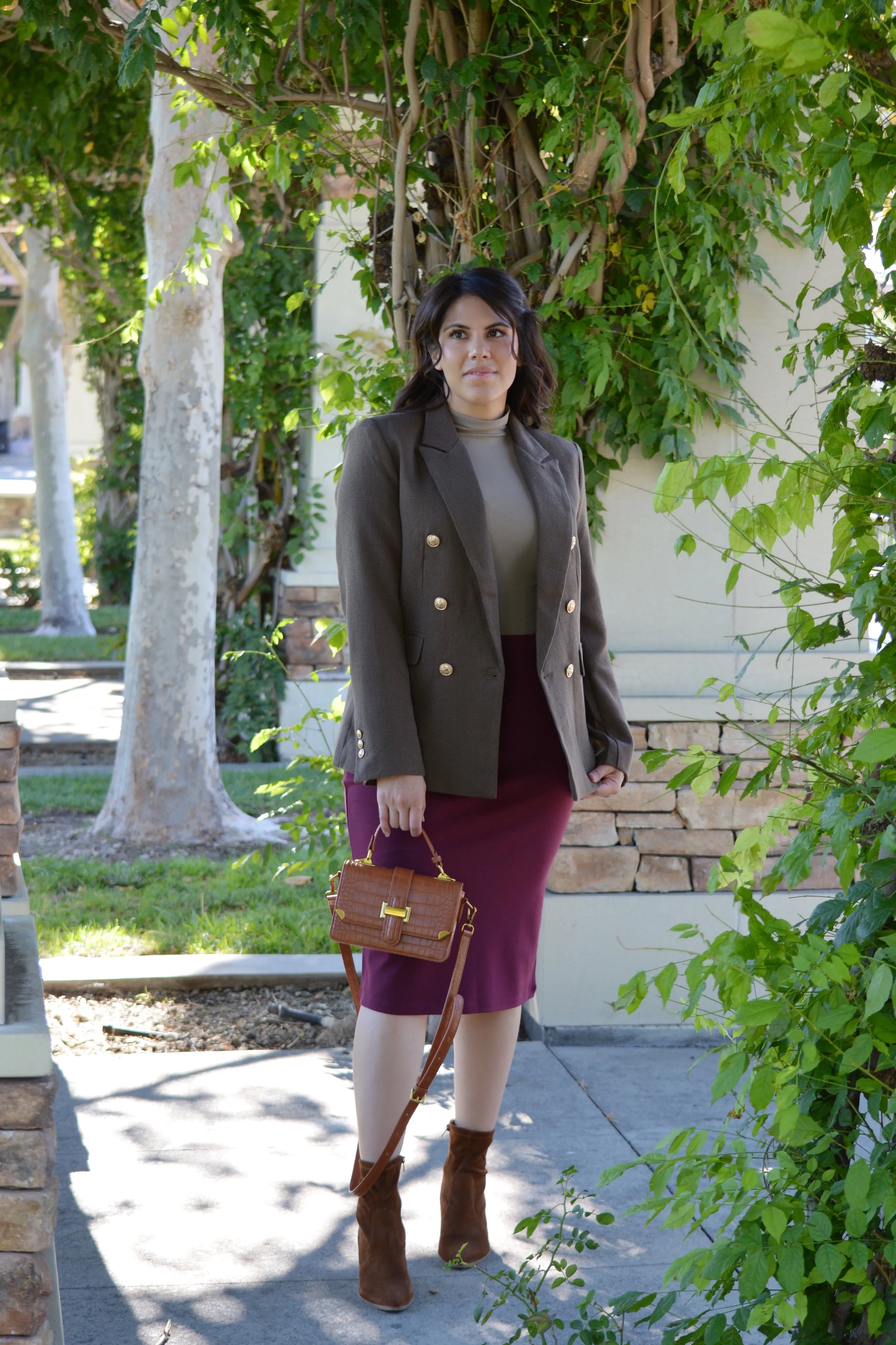 Delaney Brown Tweed Blazer