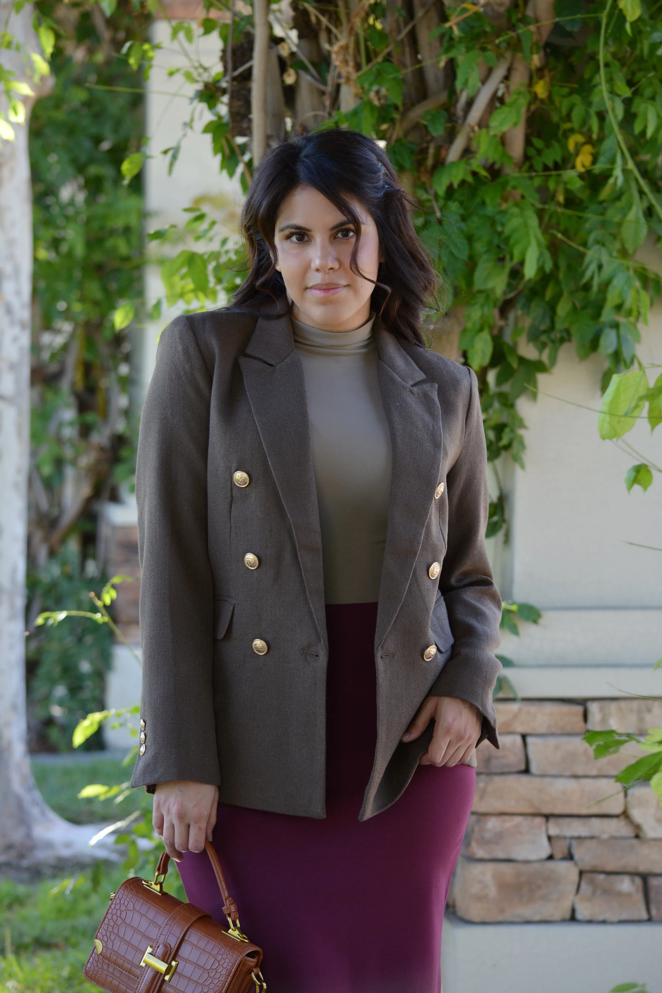Delaney Brown Tweed Blazer