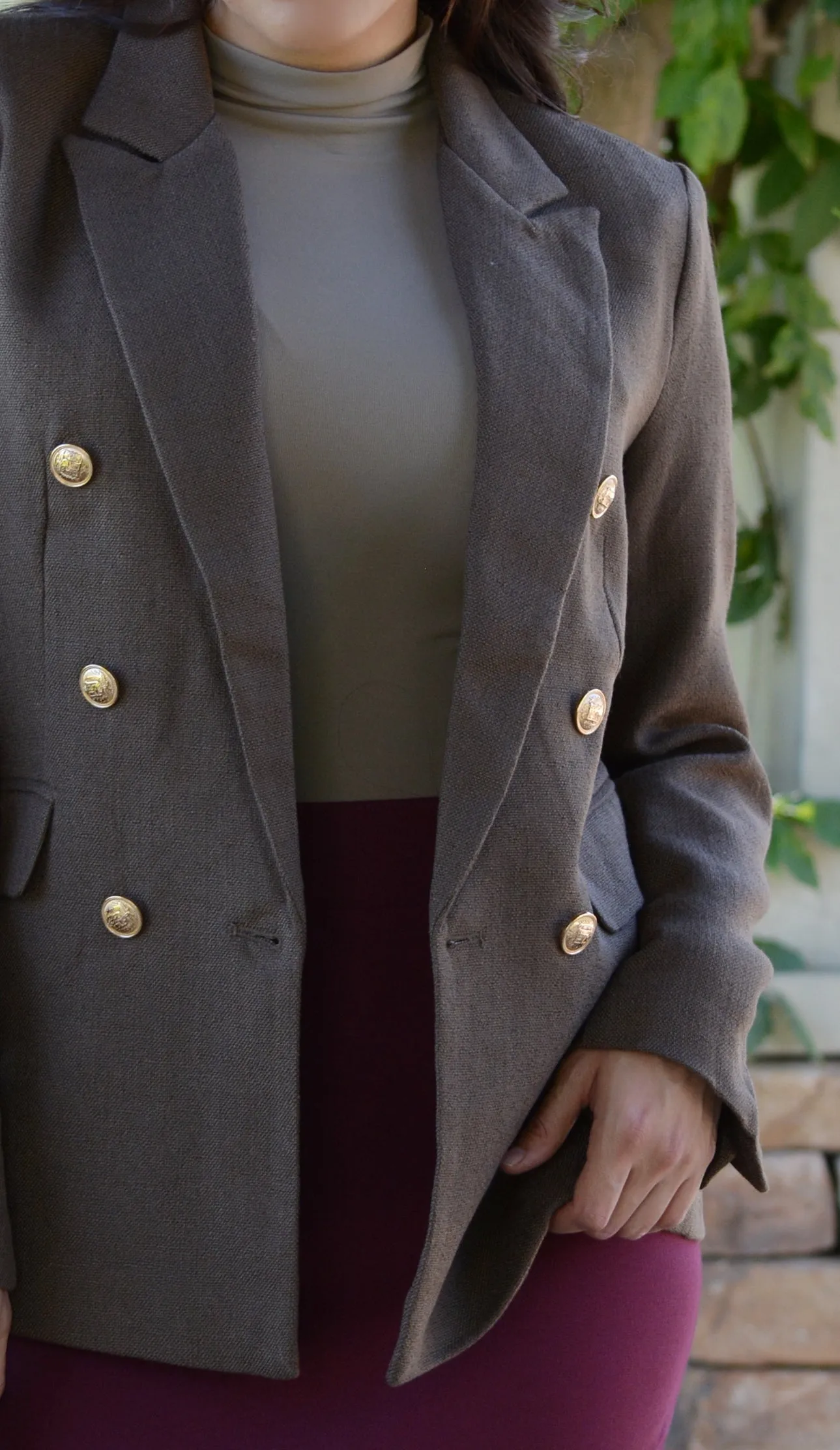 Delaney Brown Tweed Blazer