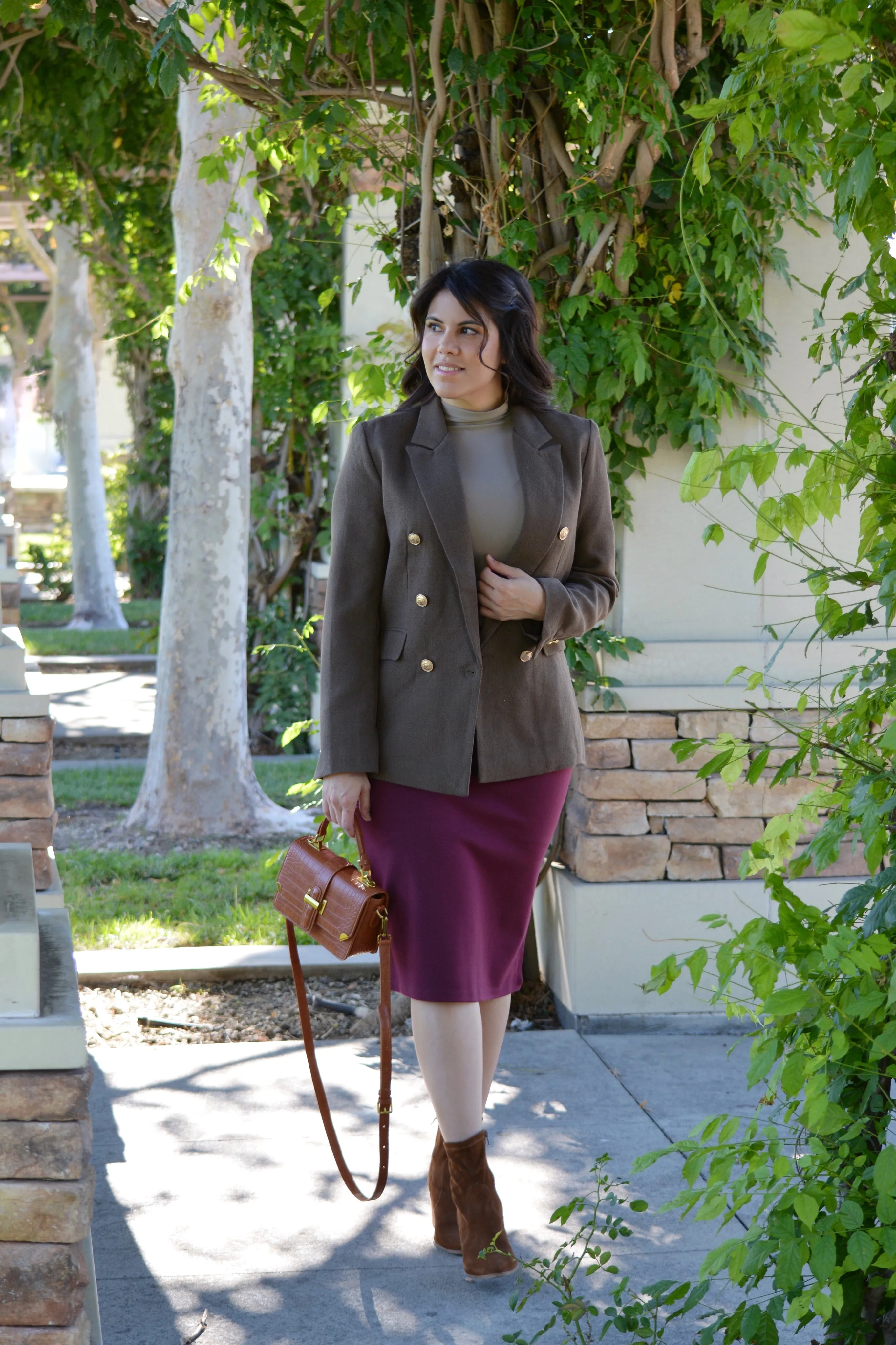 Delaney Brown Tweed Blazer