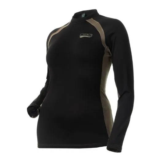 DSG D-Tech Plus Size Crewneck Base Layer Shirt | Black/Stone