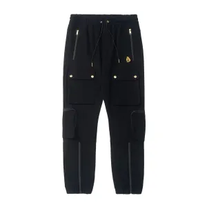EBLA CARGO JOGGERS BLACK