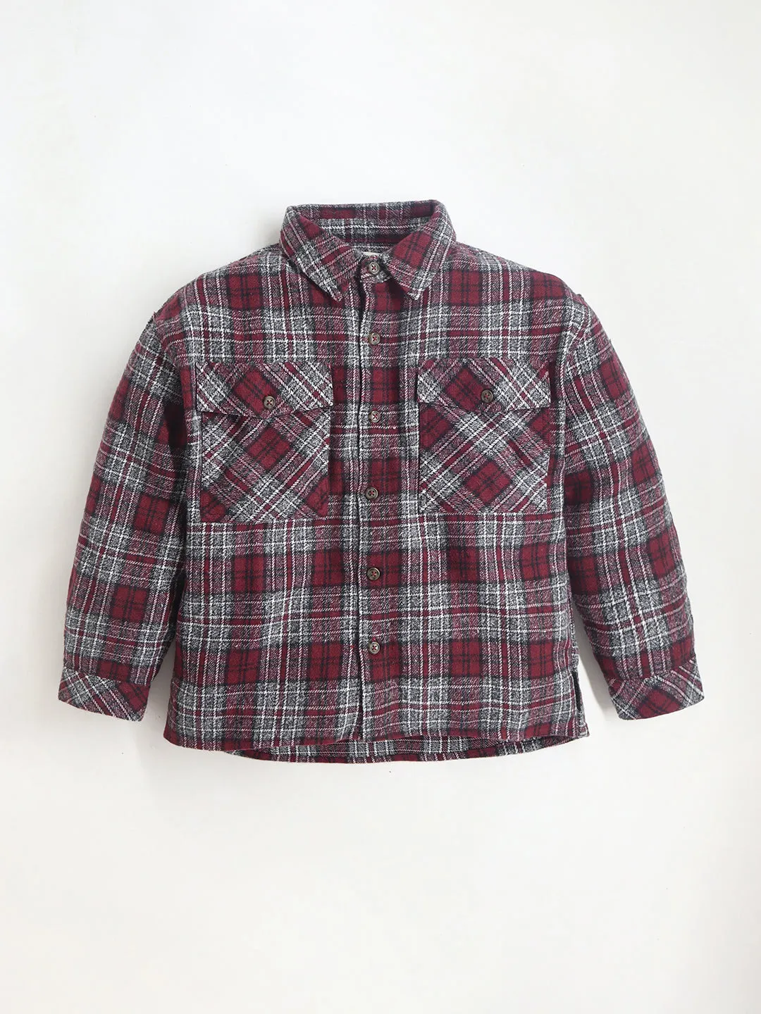 Elegent Unisex Full Sleeve Check Shirt