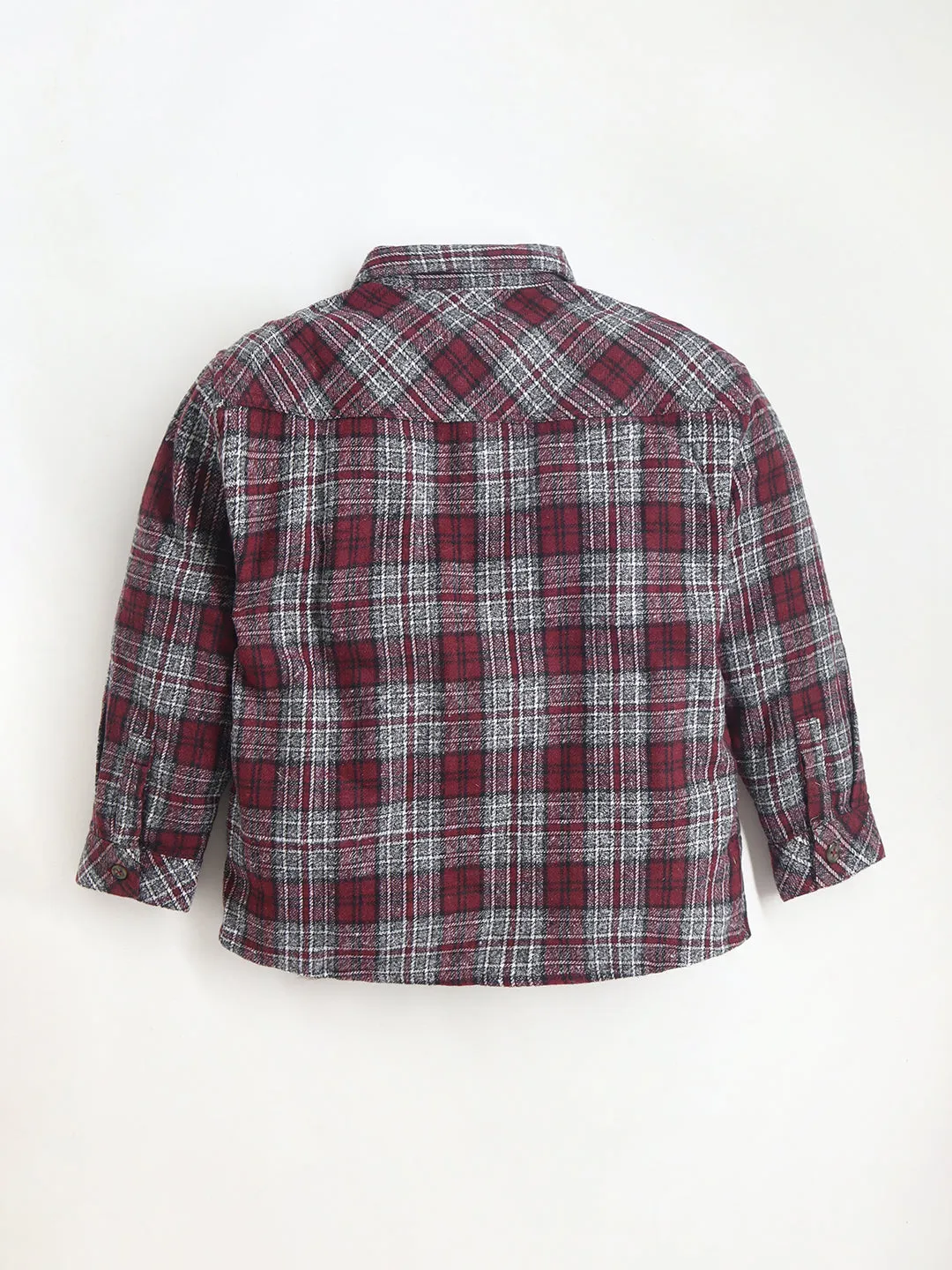 Elegent Unisex Full Sleeve Check Shirt