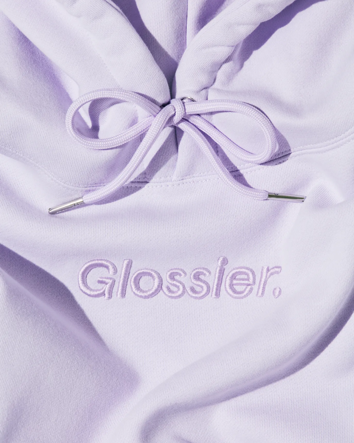 Embroidered Lavender Hoodie