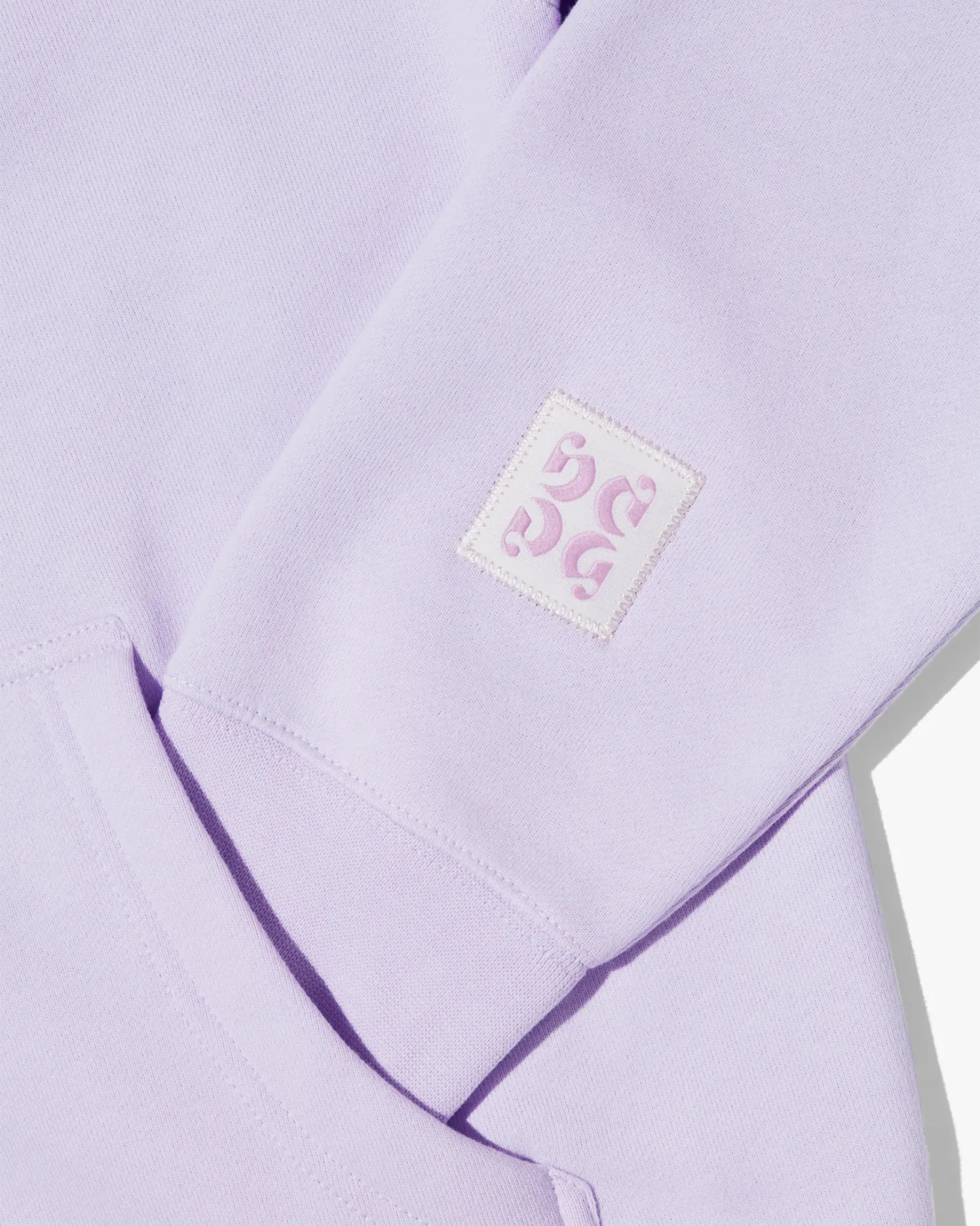 Embroidered Lavender Hoodie