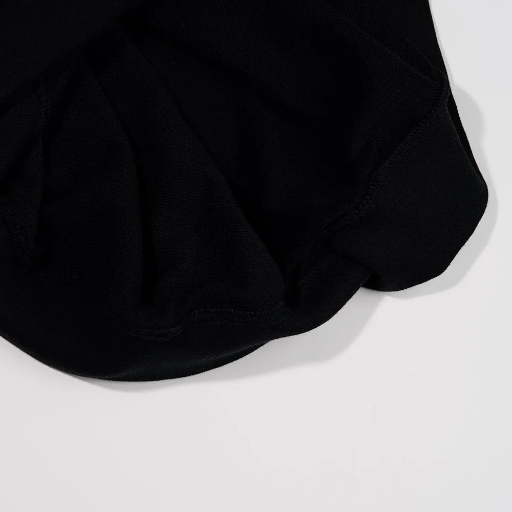EMBROIDERY RUN BSRBT HOODIE ZIP-UP BLACK
