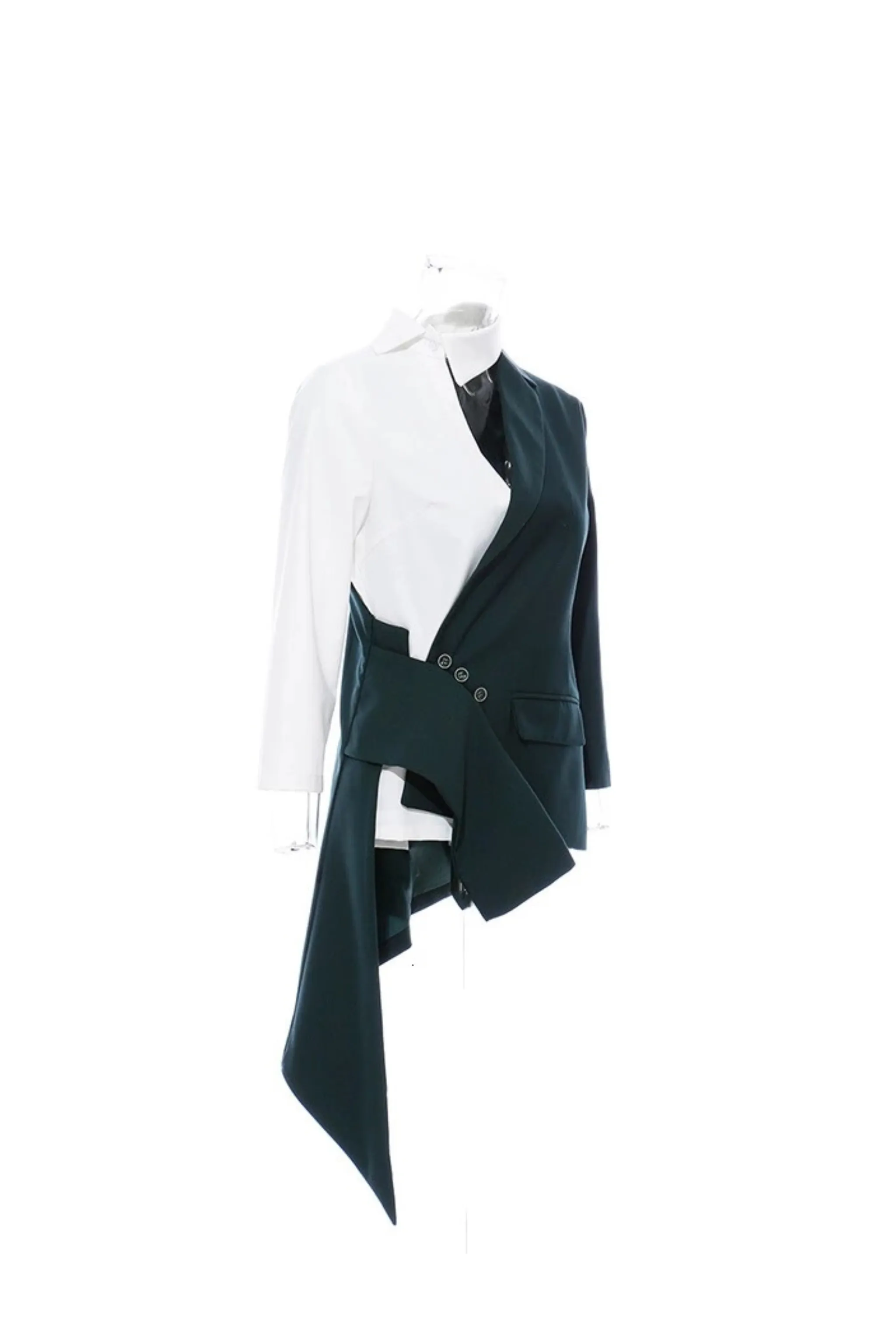 ERIN ASYMMETRIC CHEMISE BLAZER